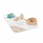 Miniland: drewniany zestaw do pielęgnacji lalki