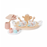 Miniland: drewniany zestaw do herbaty z ciasteczkami