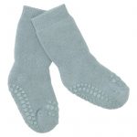 GoBabyGo: antypoślizgowe skarpetki do nauki chodzenia Dusty Blue 6-12 msc
