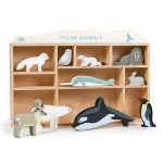 Tender Leaf Toys: Drewniane figurki - zwierzęta polarne