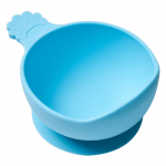 Nana's Manners Miska silikonowa z przyssawką i uchwytem BLUE