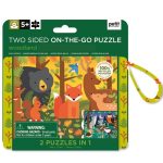 Petit Collage: dwustronne puzzle w torebce 49 el. Las