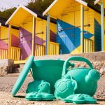 BIGJIGS: silikonowe foremki do piasku Eggshell Green - obrazek 2