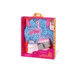 Our Generation: zestaw ubranek dla lalek z kurtką w panterkę LOVELY LEOPARD - obrazek 2