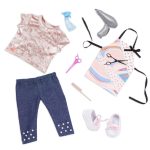 Our Generation: zestaw ubranek strój fryzjerski LOVE to STYLE