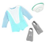 LORI: Laleczka CORALIE – z płetwami i maską do nurkowania - obrazek 3