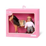 LORI: Lalka Dżokejka CHANDA z koniem Cinnamon - obrazek 4