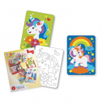 SABBIARELLI: Zestaw do kolorowania piaskiem Jednorożce 3+ - obrazek 3