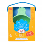 Nana's Manners Miska silikonowa z przyssawką i uchwytem GREEN - obrazek 3