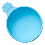 Nana's Manners Miska silikonowa z przyssawką i uchwytem BLUE - obrazek 2