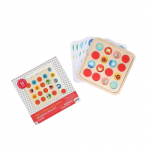 Petit Collage: drewniana gra memory z wymiennymi kartami