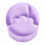 Nana's Manners Talerz silikonowy z przyssawką PURPLE