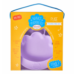 Nana's Manners Talerz silikonowy z przyssawką PURPLE - obrazek 3