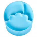 Nana's Manners Talerz silikonowy z przyssawką BLUE