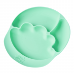 Nana's Manners Talerz silikonowy z przyssawką GREEN - obrazek 3