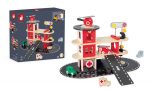 Janod: Drewniana remiza strażacka z akcesoriami Bolid 2+ - obrazek 8
