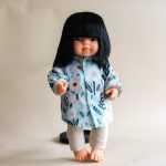 Lillitoy: płaszczyk przeciwdeszczowy dla lalki 38cm Flora | MINILAND