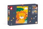 Janod: Układanka drewniana mozaika Zwierzątka 3+ - obrazek 4