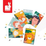 Janod: Układanka drewniana mozaika Zwierzątka 3+