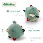 Lilliputiens: Piłka sensoryczna z dźwiękami Smok Joe 6 m+ - obrazek 2