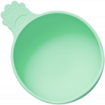 Nana's Manners Miska silikonowa z przyssawką i uchwytem GREEN - obrazek 2