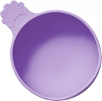 Nana's Manners Miska silikonowa z przyssawką i uchwytem PURPLE - obrazek 2