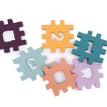 We Might Be Tiny: silikonowe klocki Cube PASTEL - obrazek 3