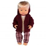 Miniland: Komplet ze spodniami na chłodne dni 38cm - obrazek 2