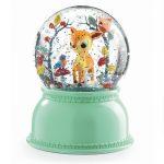 Djeco: Lampka nocna kula śniegowa JELONEK