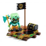 Djeco: Arty Toys Figurka pirat Skullapic z tratwą i skarbem - obrazek 2