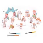 Djeco: zestaw Zrób to sam - POTWORKI - obrazek 3