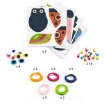 Djeco: zestaw artystyczny BŁYSZCZĄCE ROBACZKI - obrazek 3