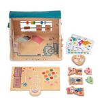 LILLIPUTIENS: Drewniana rozkładana Szkoła z 3 figurkami i akcesoriami - obrazek 8