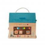 LILLIPUTIENS: Drewniana rozkładana Szkoła z 3 figurkami i akcesoriami - obrazek 3