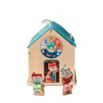 LILLIPUTIENS: Drewniana rozkładana Szkoła z 3 figurkami i akcesoriami - obrazek 4