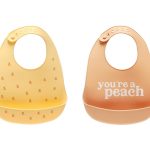 Pearhead Śliniak Silikonowy You’re a Peach 2 szt.