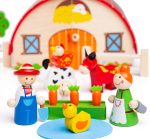 BIGJIGS: drewniany zestaw FARMA DOMEK - obrazek 3