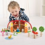 BIGJIGS: drewniany zestaw FARMA DOMEK - obrazek 2