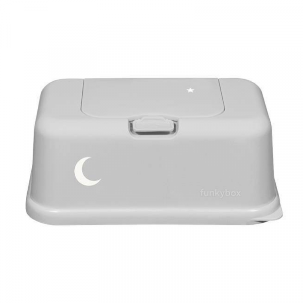 Funkybox: pojemnik na mokre chustki - Soft Grey Moon