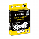Kapitan Nauka: obrazkowe karty kontrastowe A kuku!