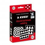 Kapitan Nauka: obrazkowe karty kontrastowe A kuku! Wzory