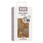 BIBS: antykolkowy smoczek kauczuk Hevea 2-PACK SLOW FLOW - obrazek 2