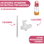 B.box: zestaw słomki z łącznikiem do butelki tritanowej 450 ml