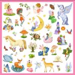 Djeco: Metaliczne naklejki FANTAZJA - obrazek 4