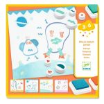 DJECO Zestaw art. malowanie stempelkami POTWORKI 3+