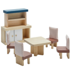Plan Toys: drewniane mebelki dla lalek JADALNIA