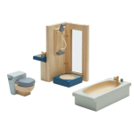 Plan Toys: drewniane mebelki dla lalek ŁAZIENKA