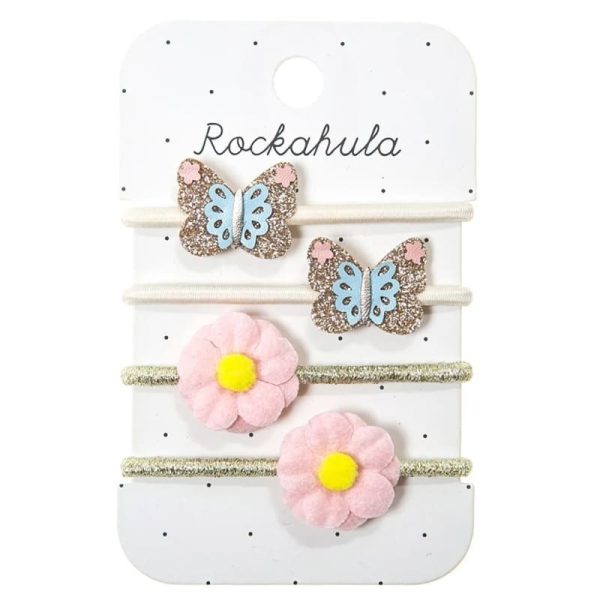 Rockahula Kids: 4 gumki do włosów Meadow Butterfly