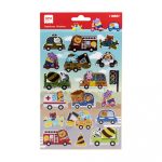 Apli Kids: naklejki holograficzne - zwierzęta w pojazdach