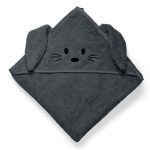 nuuroo: ręcznik kąpielowy z organicznej BIO bawełny 100 x 100 cm Aki Junior Iron